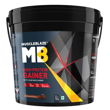 MuscleBlaze High Protein Lean Mass Gainer, 11 lb Chocolate