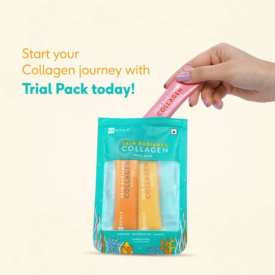 3 - HK Vitals Skin Radiance Collagen by HealthKart, 3 Piece(s)/Pack Multi Flavour