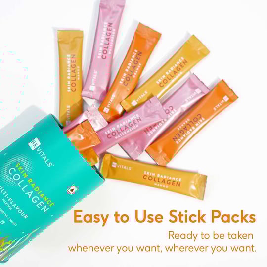5 - HK Vitals Skin Radiance Collagen by HealthKart, 21 Piece(s)/Pack Multi Flavour