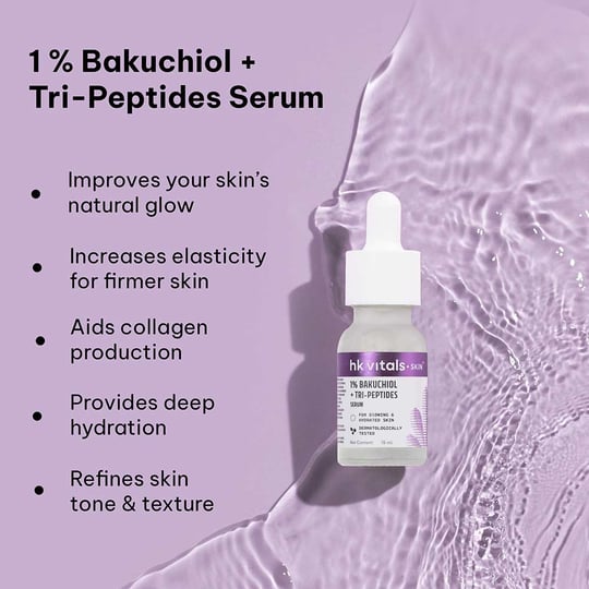 4 - HK Vitals 1% Bakuchiol Serum,  15 ml  for All Skin Types