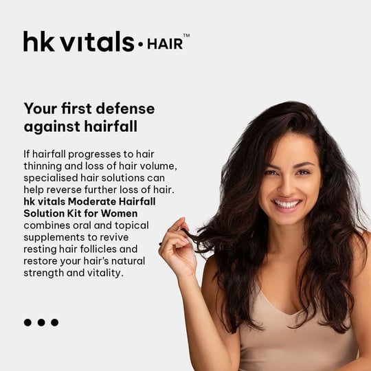 2 - HK Vitals Hair Regrowth Solution Kit,  Women  Moderate