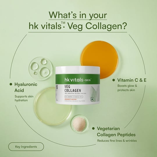 3 - HK Vitals Skin Radiance Collagen, Veg 120 g Orange
