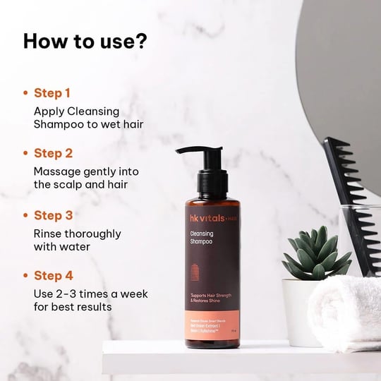 Hair Strength 60 Gummies Strawberry & 175 ml Shampoo Combo