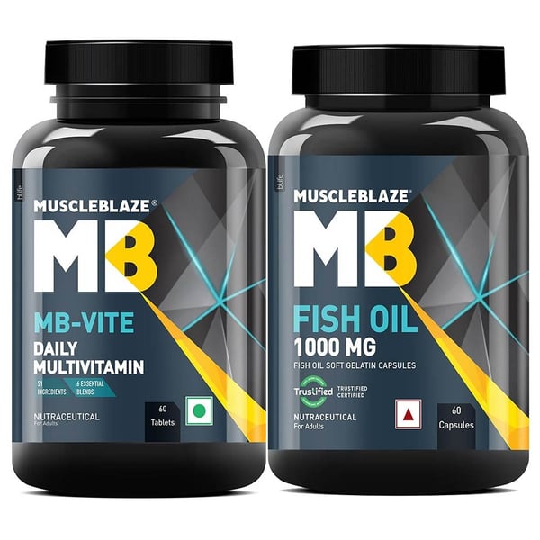 Fish Oil & Multivitamin 60 Tabs Combo