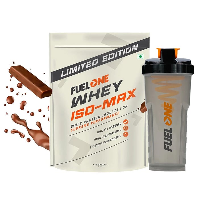 Fuel One Whey Iso-Max 1 kg Rich Chocolate & Shaker Combo