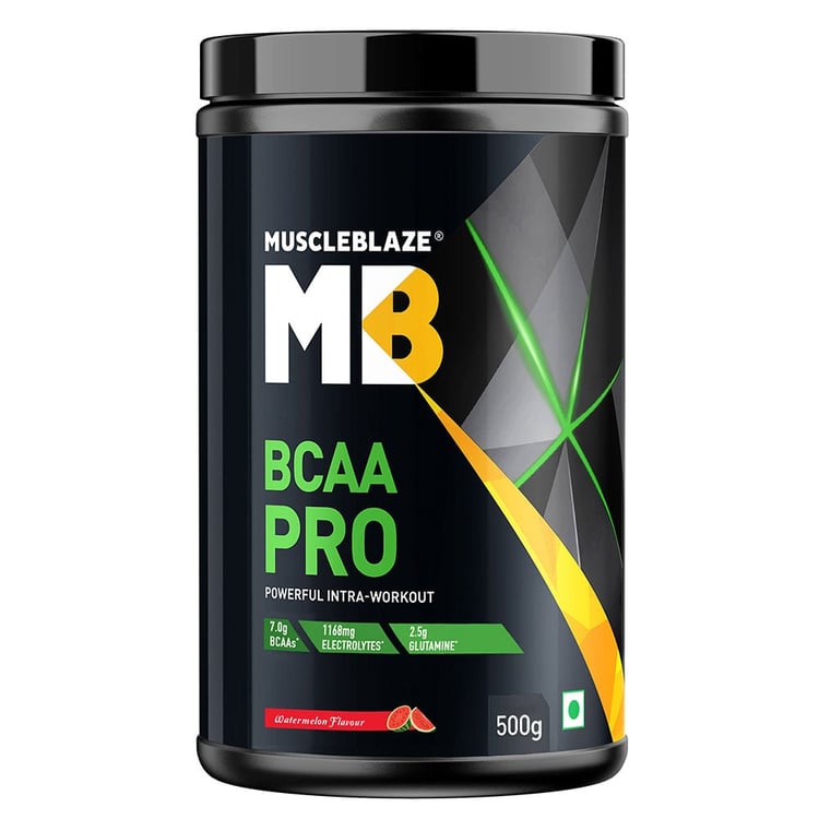 1 - MuscleBlaze BCAA Pro,  1.1 lb  33 Servings  Watermelon 