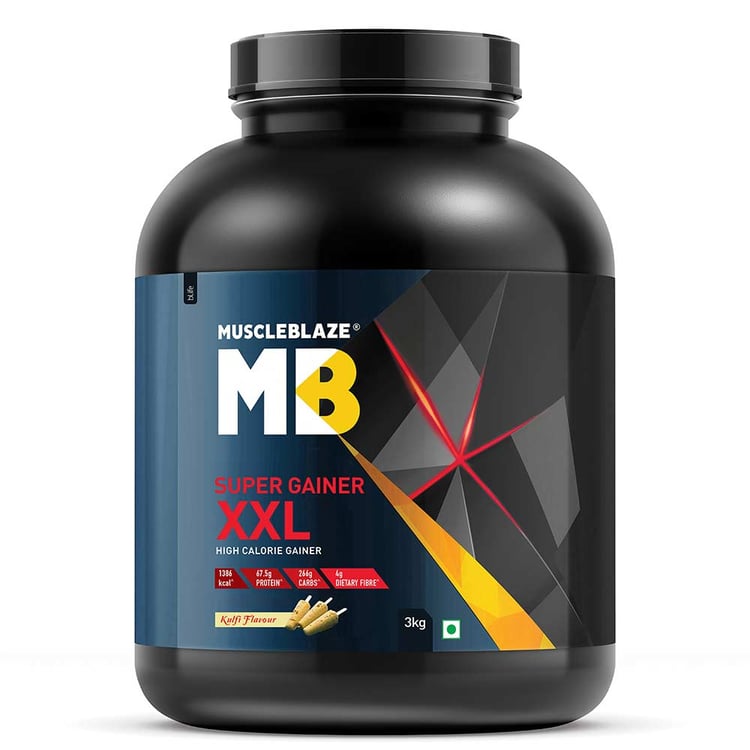 1 - MuscleBlaze Super Gainer XXL,  6.6 lb  Kulfi 