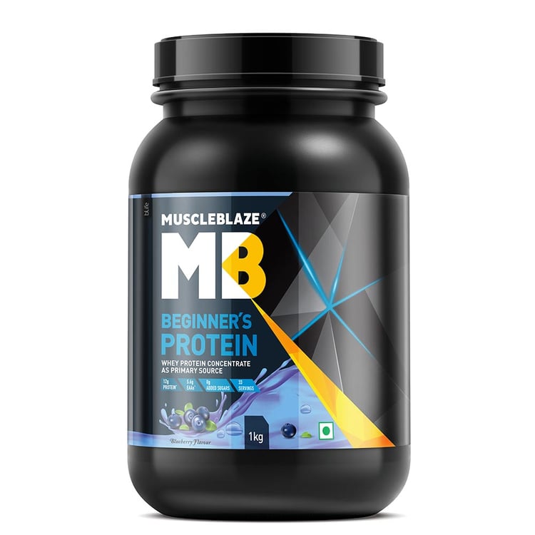 2 - MuscleBlaze Beginner's Protein,  2.2 lb  Blueberry 