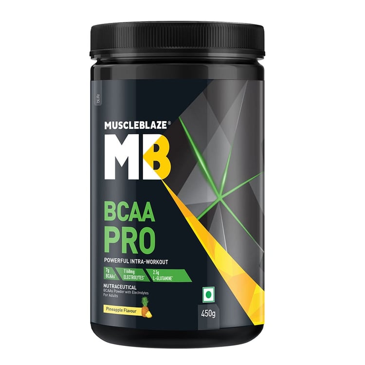2 - MuscleBlaze BCAA Pro Essential Amino Acids,  0.99 lb  30 Servings  Pineapple 