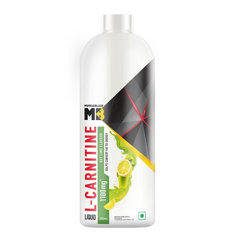 1 - MuscleBlaze Liquid L-Carnitine,  300 ml  Lemon Lime 