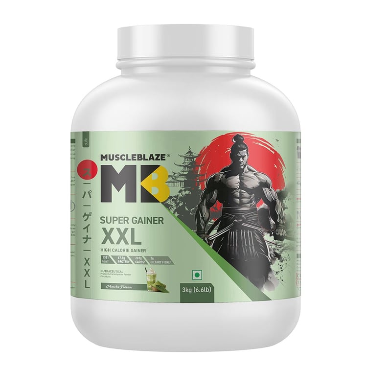 3 - MuscleBlaze Super Gainer XXL,  6.6 lb  Matcha 