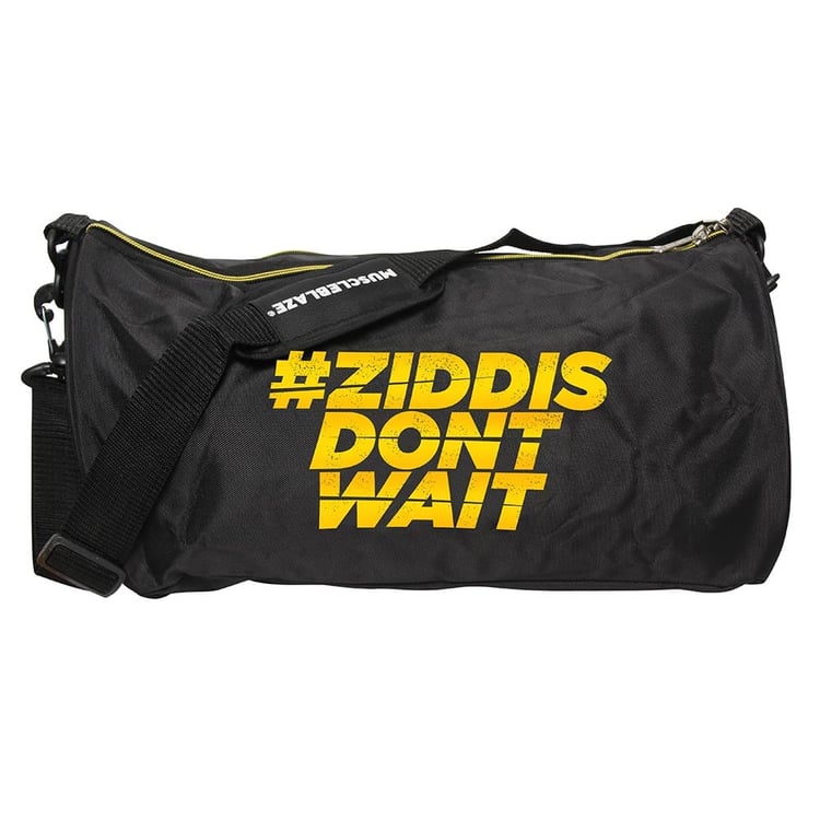 2 - MuscleBlaze Ziddis Don't Wait Gym Bag,  Black 