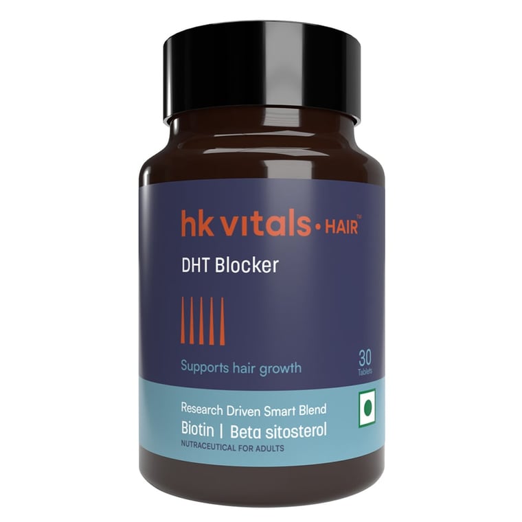 1 - HK Vitals DHT Blocker with Biotin by HealthKart,  30 tablet(s)  Unflavoured