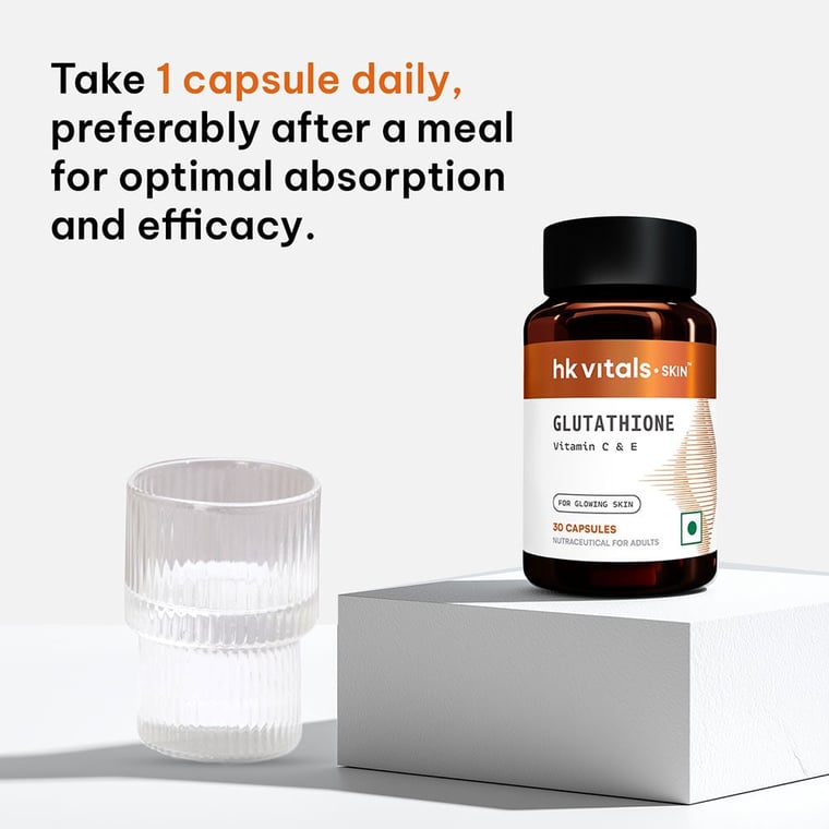 4 - HK Vitals Glutathione,  Unflavoured  30 capsules