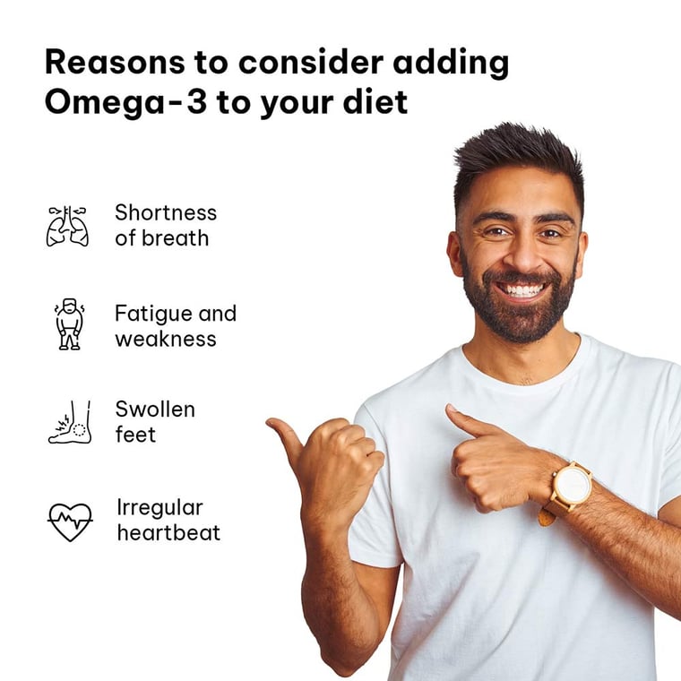 6 - HK Vitals Fish Oil 1000mg with 180mg EPA and 120mg DHA,  30 capsules